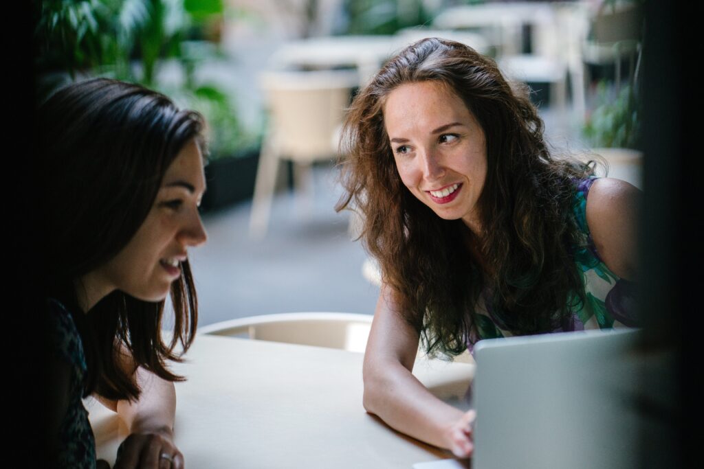 Web Designers Chatting about work